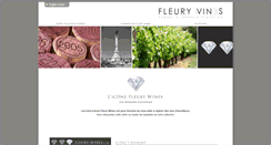 Desktop Screenshot of fleury-wines.com
